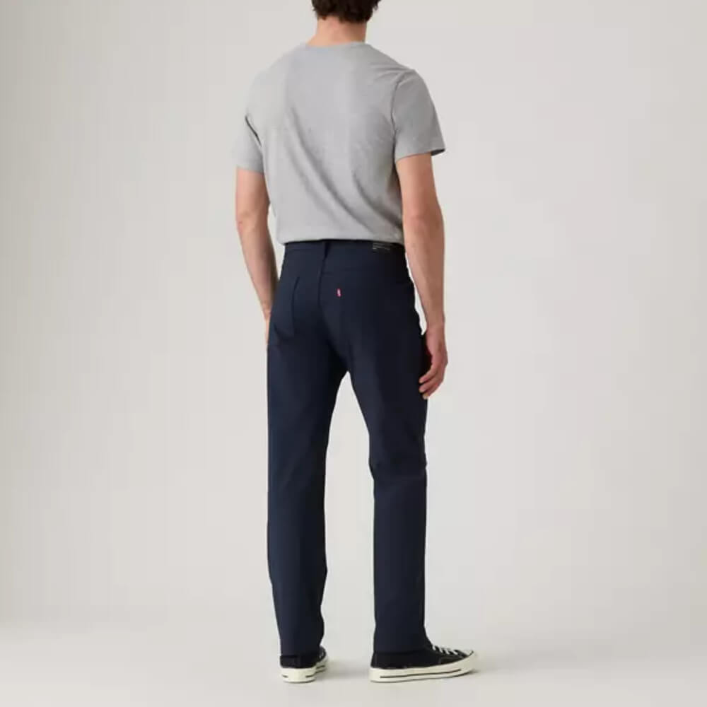 Levi's Mens 514 Straight Fit Tech Pants Navy Waves Tech Knit