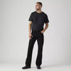 Levi's Mens 517 Slim Fit Bootcut Jeans Black - 005170260