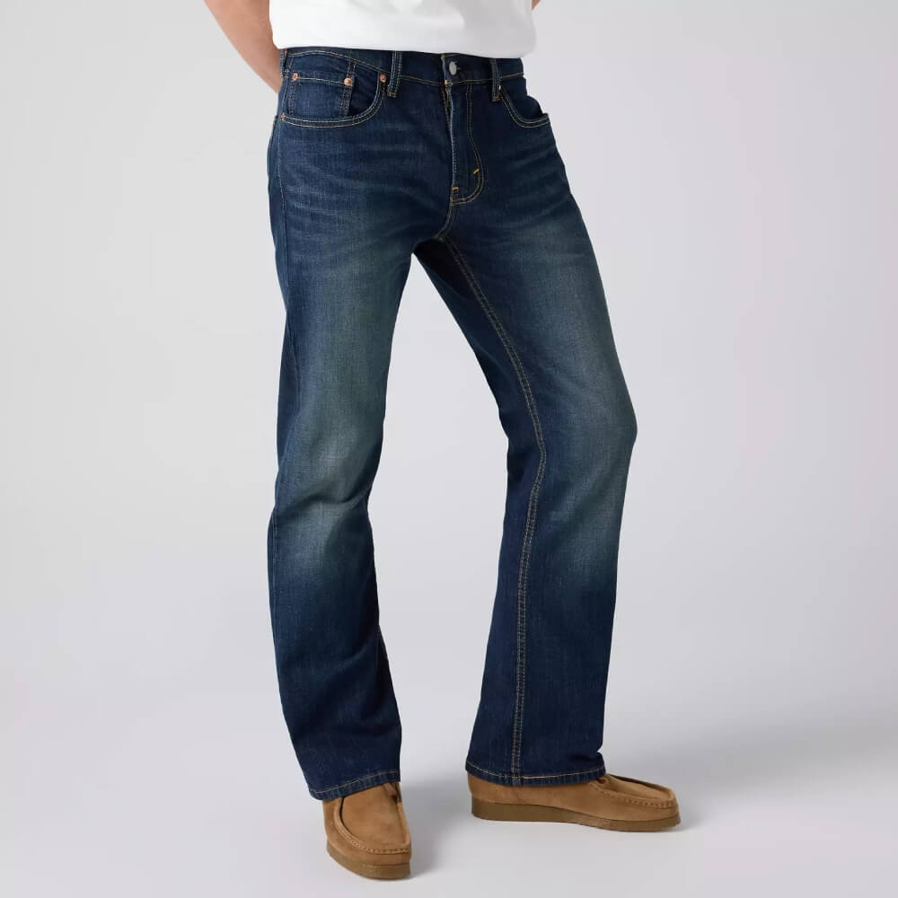 Levi's Mens 527 Slim Bootcut Jeans Comin Round the Mountain - Dark Wash - 055270713