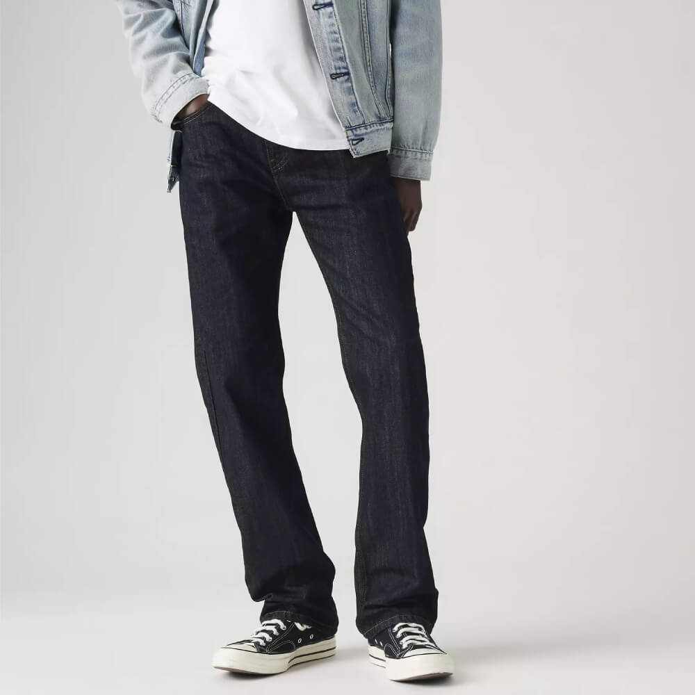Levi's Mens 527 Slim Bootcut Jeans Tumbled Rigid - Dark Wash - 055274010
