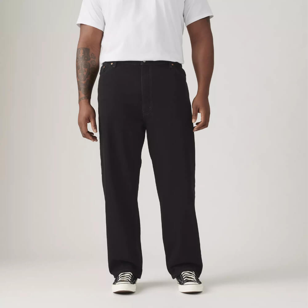 Levi's Mens 550 Regular Fit Jeans Black - 015500260