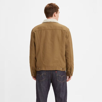 Levi's Mens Canvas Type III Sherpa Trucker Jacket - 163650122