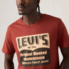 Levi's Mens Classic Graphic T-Shirt Original Riveted Russet Brown - 224911981
