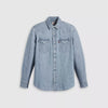 Levi's Mens Classic Western Standard Fit Shirt Franklin Stonewash/Light Wash - 857450074