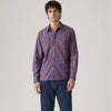 Levi's Mens Classic Western Standard Fit Shirt Trenton Plaid Sunshine Blue Twill - 857450321