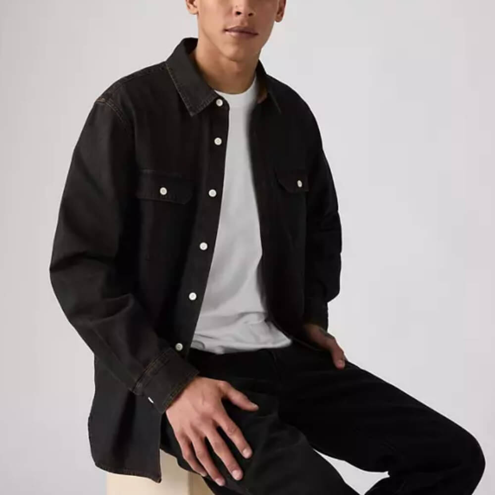 Levi's Mens Classic Worker Shirt Tobacco Brown - 195870350
