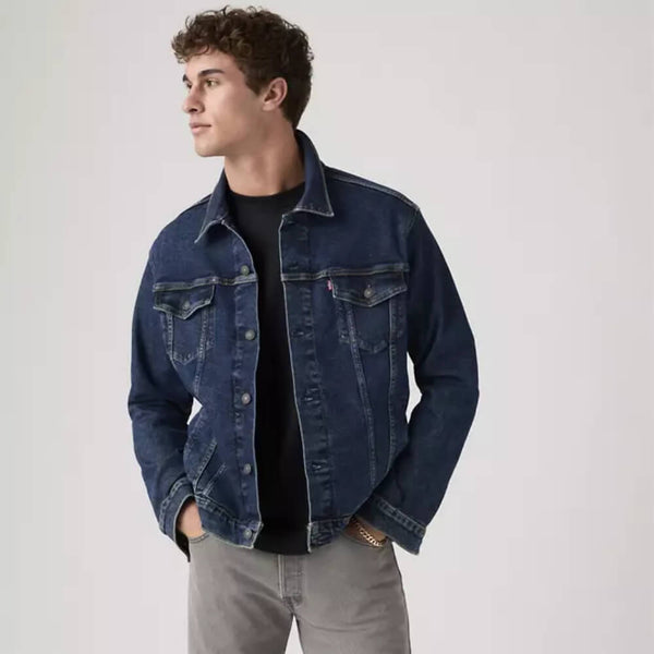 Levi's Mens Colusa Trucker Jacket In Denim Blue - Shop Now
