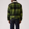 Levi's Mens Plaid Trucker Jacket Laredo Plaid Duffel Bag - Green - A60300010
