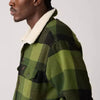 Levi's Mens Plaid Trucker Jacket Laredo Plaid Duffel Bag - Green - A60300010