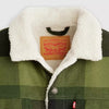 Levi's Mens Plaid Trucker Jacket Laredo Plaid Duffel Bag - Green - A60300010