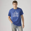 Levi's Mens Relaxed Fit Graphic T-Shirt Cowboy Sunshine Blue - 161432519