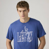 Levi's Mens Relaxed Fit Graphic T-Shirt Cowboy Sunshine Blue - 161432519