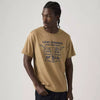 Levi's Mens Relaxed Fit Graphic T-Shirt Longhorn Tigers Eye - Brown - 161432517