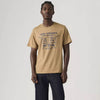 Levi's Mens Relaxed Fit Graphic T-Shirt Longhorn Tigers Eye - Brown - 161432517