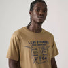 Levi's Mens Relaxed Fit Graphic T-Shirt Longhorn Tigers Eye - Brown - 161432517