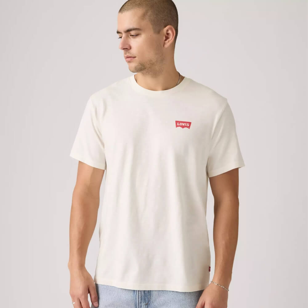 Levi's Mens Relaxed Fit Graphic T-Shirt White - 161432451