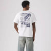 Levi's Mens Relaxed Fit Graphic T-Shirt White Plus - 161432447
