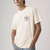 Levi's Mens Relaxed Fit T-Shirt Midnight Riders 2 Egret - White - 161432427