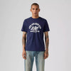 Levi's Mens Standard Classic Graphic T-Shirt By Your Side Naval Academy - Blue - 224912171