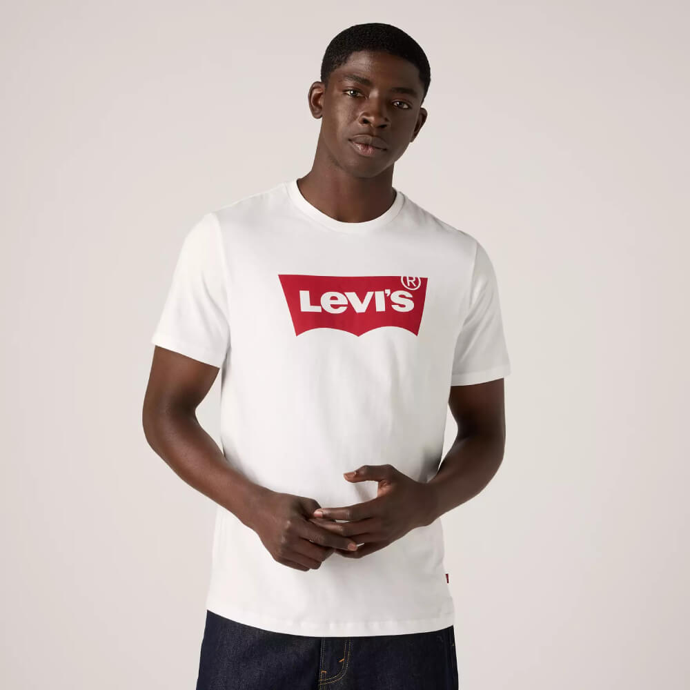 Levi's Mens Standard Housemark T-Shirt White - 177830140