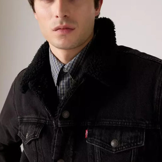 Levi's Mens Type 3 Trucker Jacket Black | Standard fit