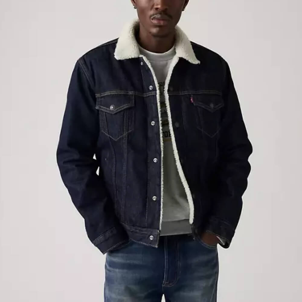 Levi's Mens Type 3 Trucker Jacket Blue - 163650285