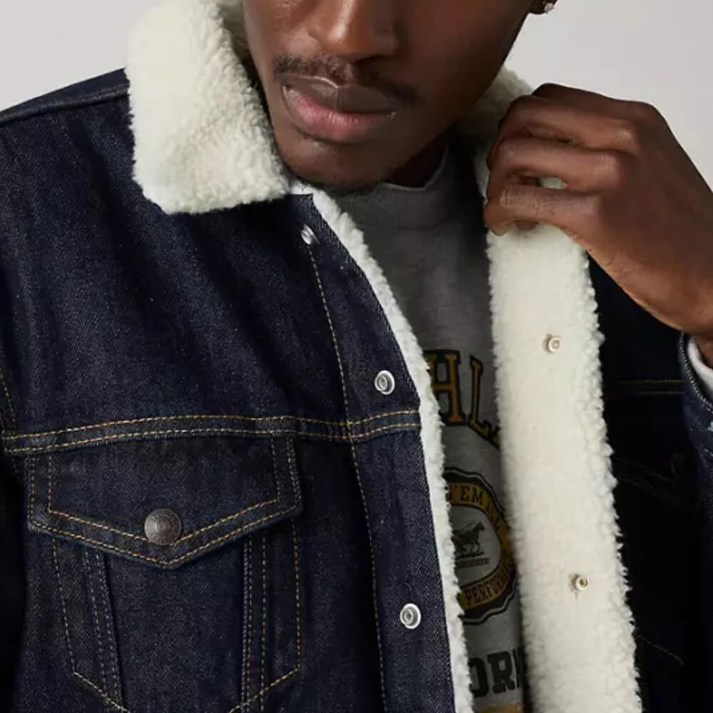 Levi's Mens Type 3 Trucker Jacket Blue - 163650285