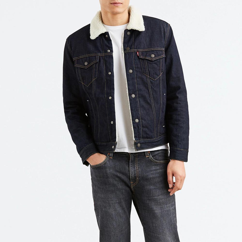 Levi's Mens Type III Sherpa Trucker Jacket - 163650075