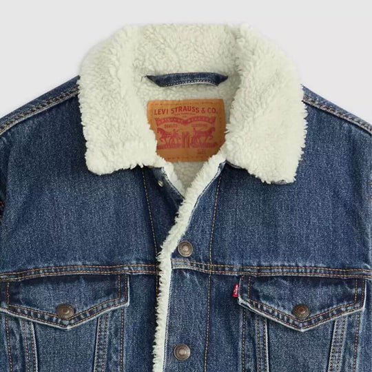 Levi's Mens Type III Trucker Jacket Ark Stonewash Color