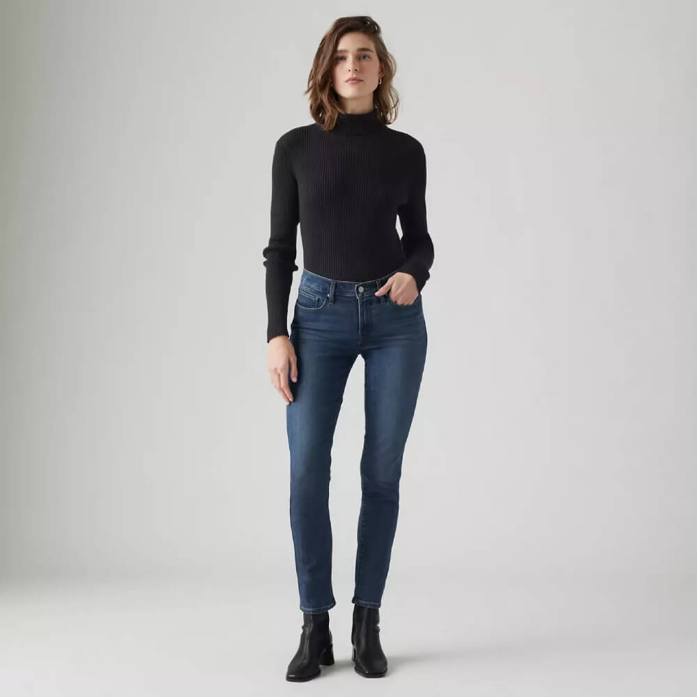 Levi's Womens 311 Shaping Skinny Jeans Lapis Gallop - Medium Wash - 196260262