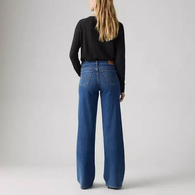 Levi's Womens 318 Shaping Wide Leg Jeans Clever Girl - 001PZ0001
