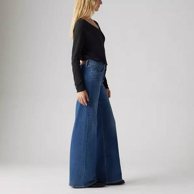 Levi's Womens 318 Shaping Wide Leg Jeans Clever Girl - 001PZ0001