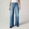 Levi's Womens 318 Shaping Wide Leg Jeans Cool Satisfaction - Med Indigo - 001PZ0015