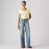 Levi's Womens 318 Shaping Wide-leg Jeans Centering Self - Medium Wash - 001PZ0029