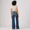 Levi's Womens 318 Tailored Wide Leg Jeans Leaving Late - Dark Wash - 0081C0001