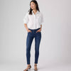 Levi's Womens 711 Skinny Jeans Cobalt Overboard - Dark Wash - 188810562