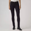 Levi's Womens 711 Skinny Jeans Soft Black - 188810049