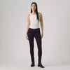 Levi's Womens 711 Skinny Jeans Soft Black - 188810049
