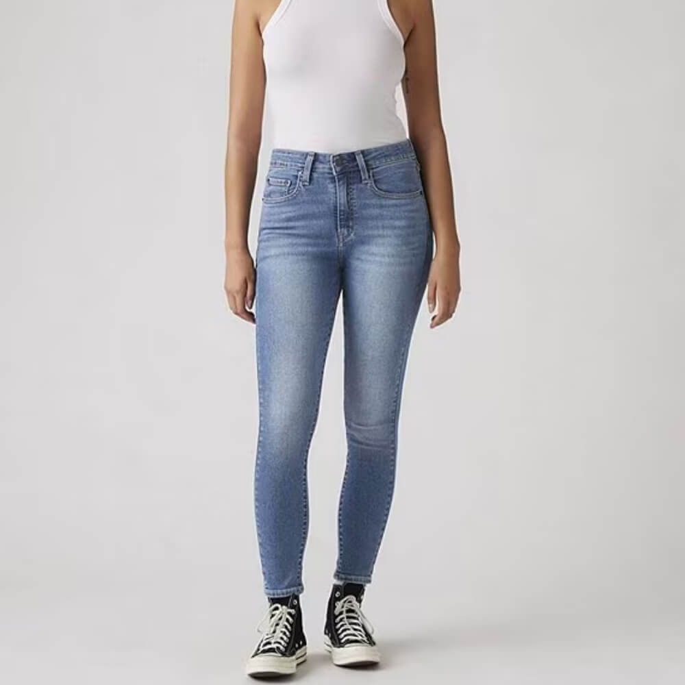 Levi's Womens 721 Skinny Jeans Eternal Indigo Mid - Medium Wash - 188820788