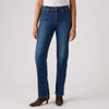 Levi's Womens 723 High-Rise Straight Jeans True Blue Dark - Dark Wash - 008SY0002