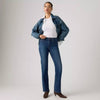 Levi's Womens 723 High-Rise Straight Jeans True Blue Dark - Dark Wash - 008SY0002
