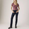 Levi's Womens 724 High Rise Straight Jeans Face Away - Dark Wash - 188830456