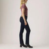 Levi's Womens 724 High Rise Straight Jeans Face Away - Dark Wash - 188830456