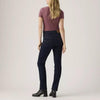 Levi's Womens 724 High Rise Straight Jeans Face Away - Dark Wash - 188830456