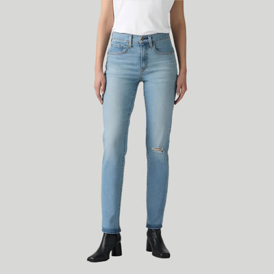 Levi's Womens 724 High Rise Straight Jeans Sky blue - 188830399