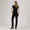 Levi's Womens 724 Mid Rise Straight Jeans Soft Black - 188830016