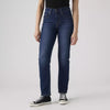 Levi's Womens 724 Straight Fit Jeans Chelsea Carbon Glow - Dark Wash - 188830304