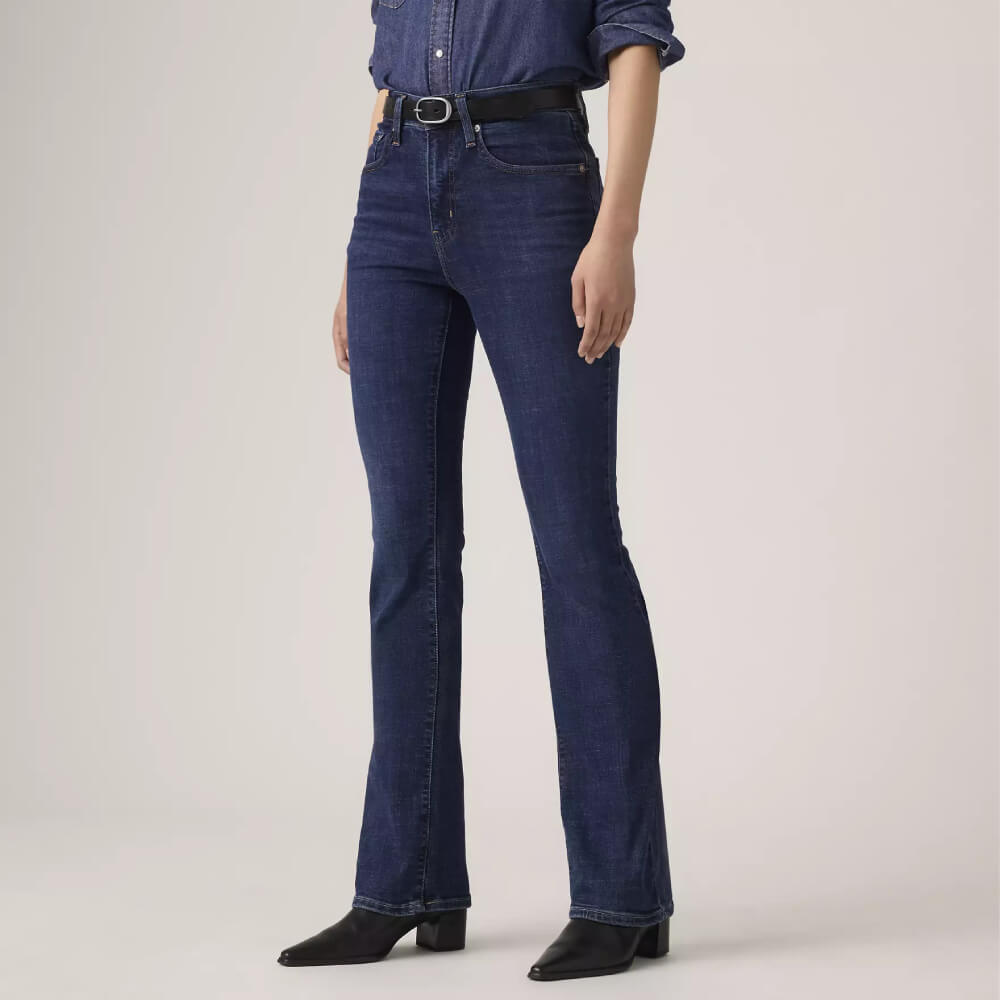 Levi's Womens 725 High Rise Bootcut Jeans Dark Wash - 187590038