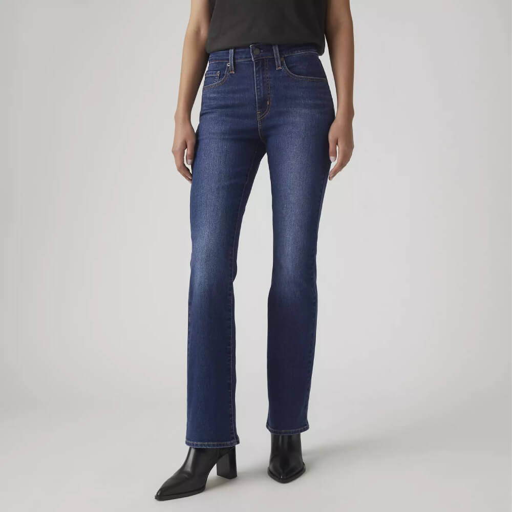 Levi's Womens 725 High Rise Bootcut Jeans Eternal Indigo - Dark Wash - 187590196