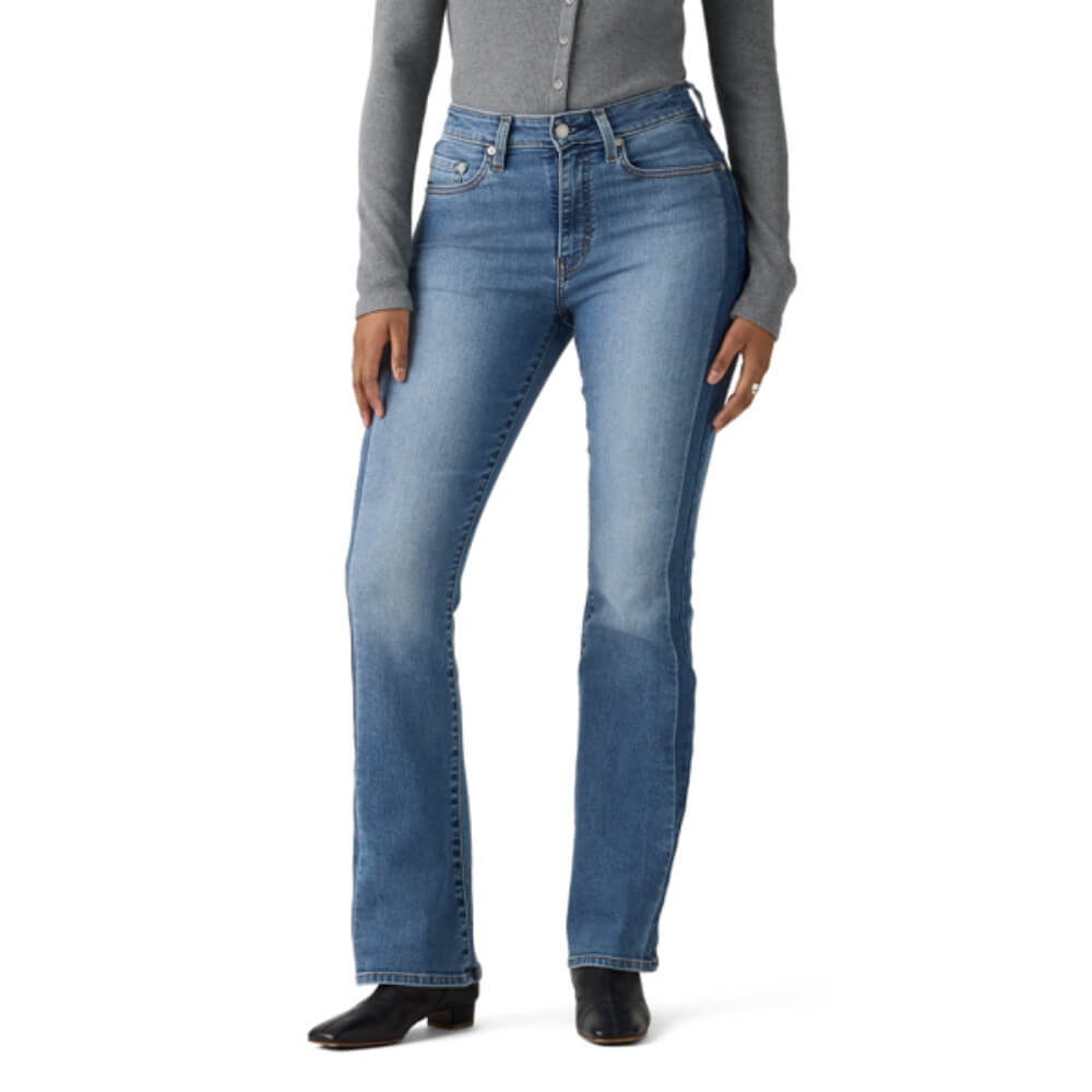 Levi's Womens 725 High-Rise Bootcut Jeans Hey Me Too Medium Wash - 187590356